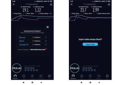 Menakar jaringan Smartfren di 4 monumen Surabaya