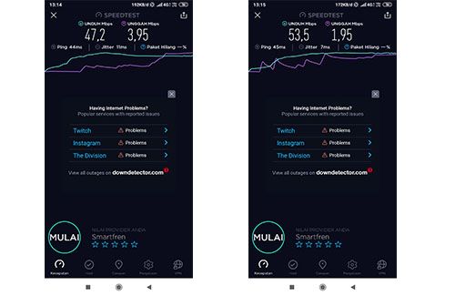 Menakar jaringan Smartfren di 4 monumen Surabaya