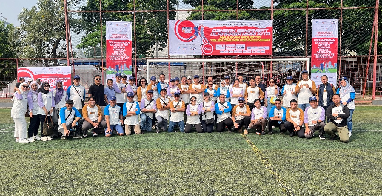 Semarakkan Hari Bhakti Postel Ke-80, IndoTelko Group gelar turnamen Mini Soccer &quotMenkomdigi CUP 2025"