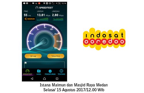 Internet cepat selimuti Istana Maimun dan Masjid Raya Medan