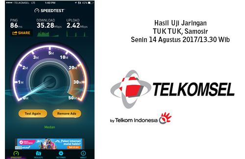 Ini kondisi layanan broadband di Toba dan Samosir (Bag 2)