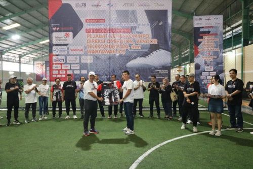 Harbak Postel ke-78 dimeriahkan dengan Turnamen Futsal Piala Bergilir Menkominfo