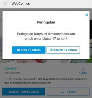 Duuh, ada konten porno di BBM WebComics