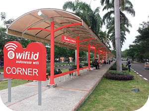 WiFi.id corner akan hadir dengan kecepatan 100 Mbps di Bandara Soekarno-Hatta