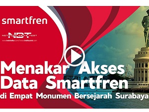 Menakar jaringan Smartfren di 4 monumen Surabaya
